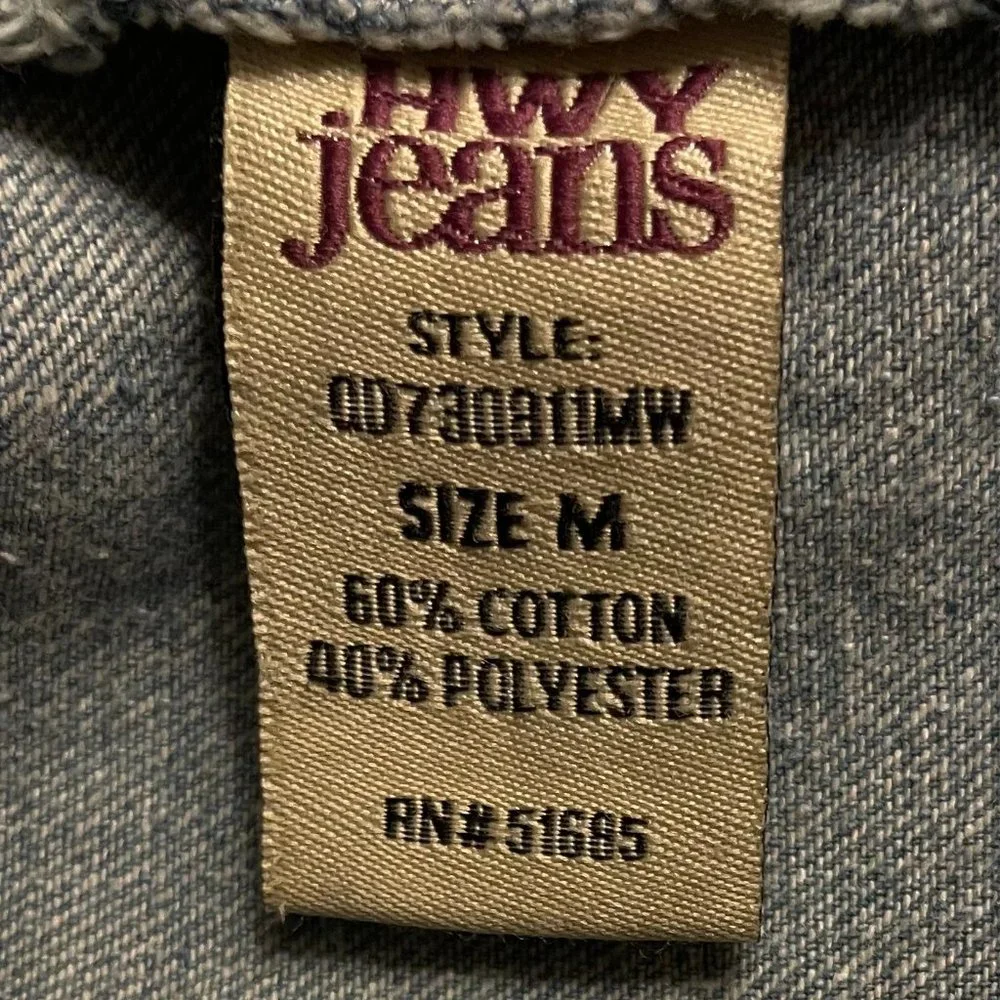 Jean Jacket, Cropped, Size M - Picture 4 of 6